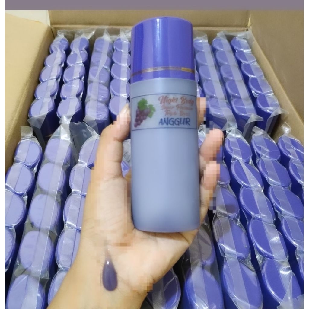 HB PLATINUM TRIPLE DOSIS / NIGHT BODY SUPER PLATINUM / HB UNGU STIKER ANGGUR / MENCERAHKAN  / MEMUTI