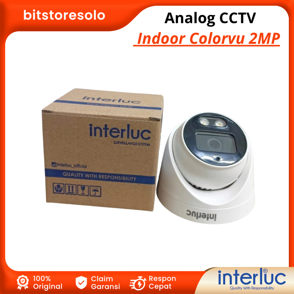 Cctv Indoor Interluc 2MP 1080 - Cctv indoor colorvu 2MP- Cctv indoor colorvu