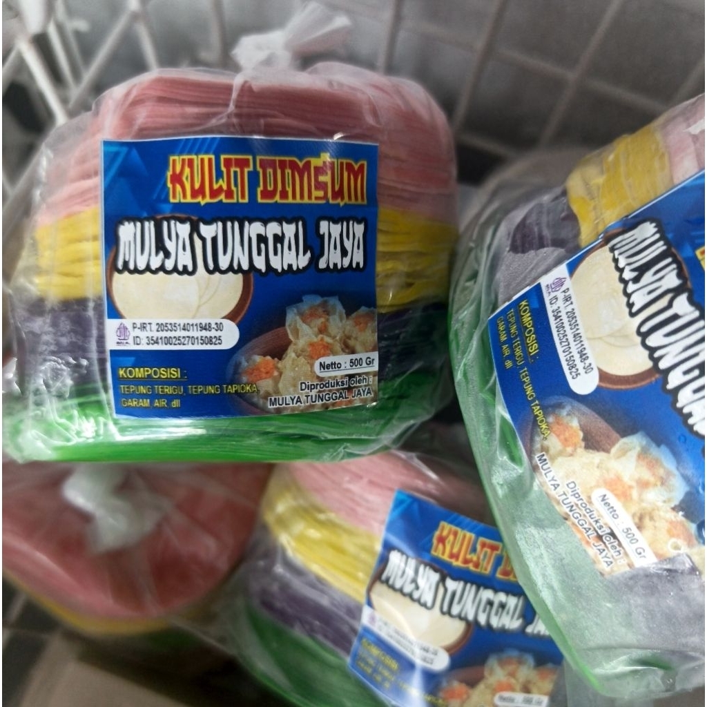 Mulia Tunggal Jaya Kulit Dimsum Warna Warni ( 4 warna )