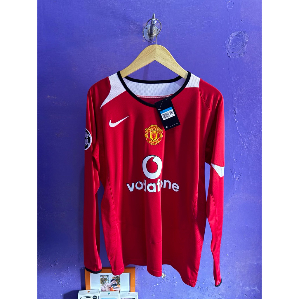 MAN UTD HOME LS 2003/05  SIZE M BNWT