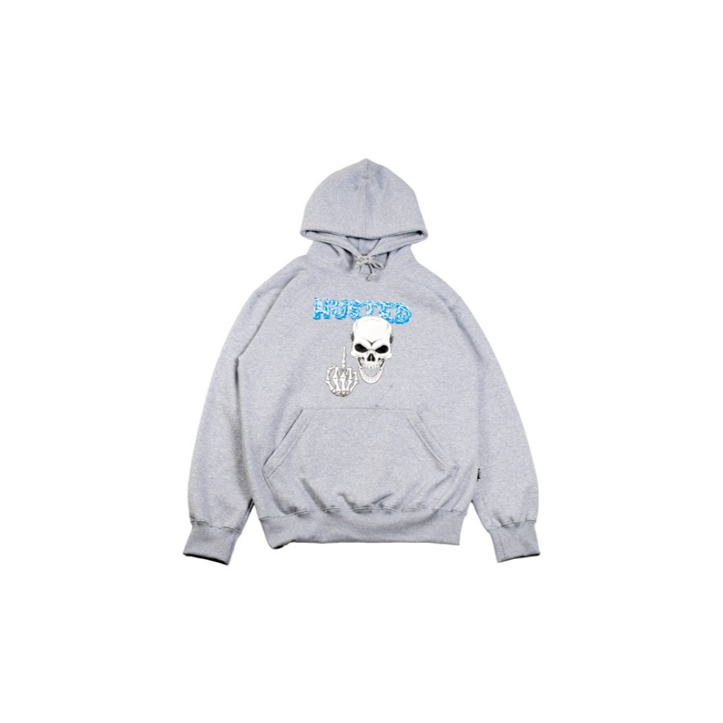 HUSTED SWEATER FUXAL MISTY GREY HOODIE