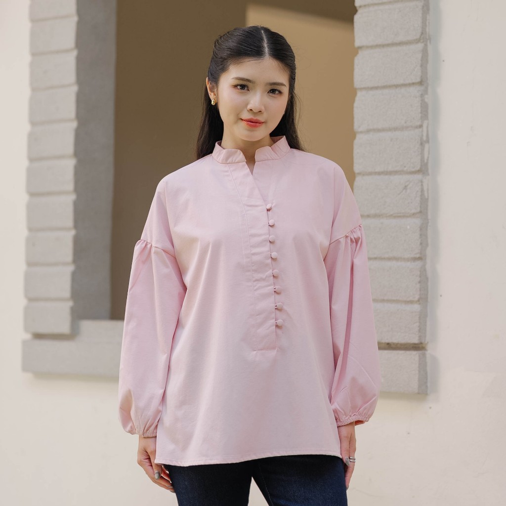 Beatrice Clothing Surabaya Clementine Blouse - Basic Blouse / Blouse Lengan Panjang