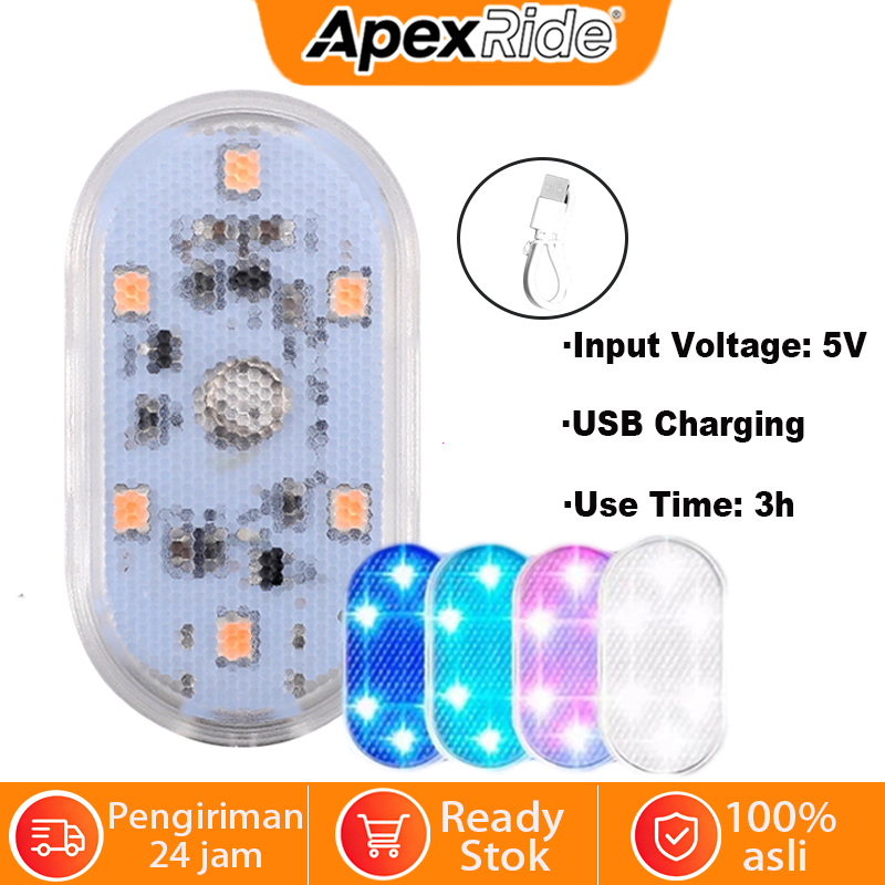 APEXRIDE Lampu LED Touchscreen Lampu Kabin Mobil Led Car Interior Touch Light Lampu LED Ambient Auto