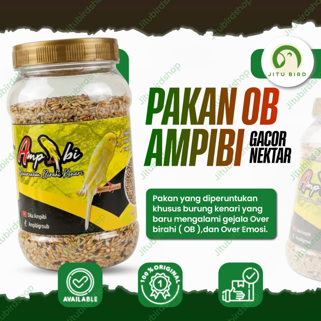 PAKAN AMPIBI OB OVER BIRAHI MAKANAN BURUNG KENARI PENURUN PENSTABIL BIRAHI BURUNG OVER BIRAHI