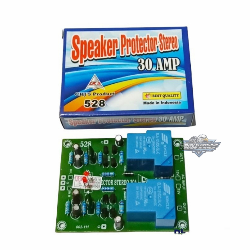 Speaker Spiker Protector Protek Stereo 30A CKJ 528