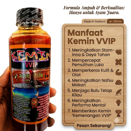 Kemin Ayam Aduan Penebal Kulit & Pengeras Kaki Ayam Bangkok Super Kuat Anti KO/kemin ayam merah jago