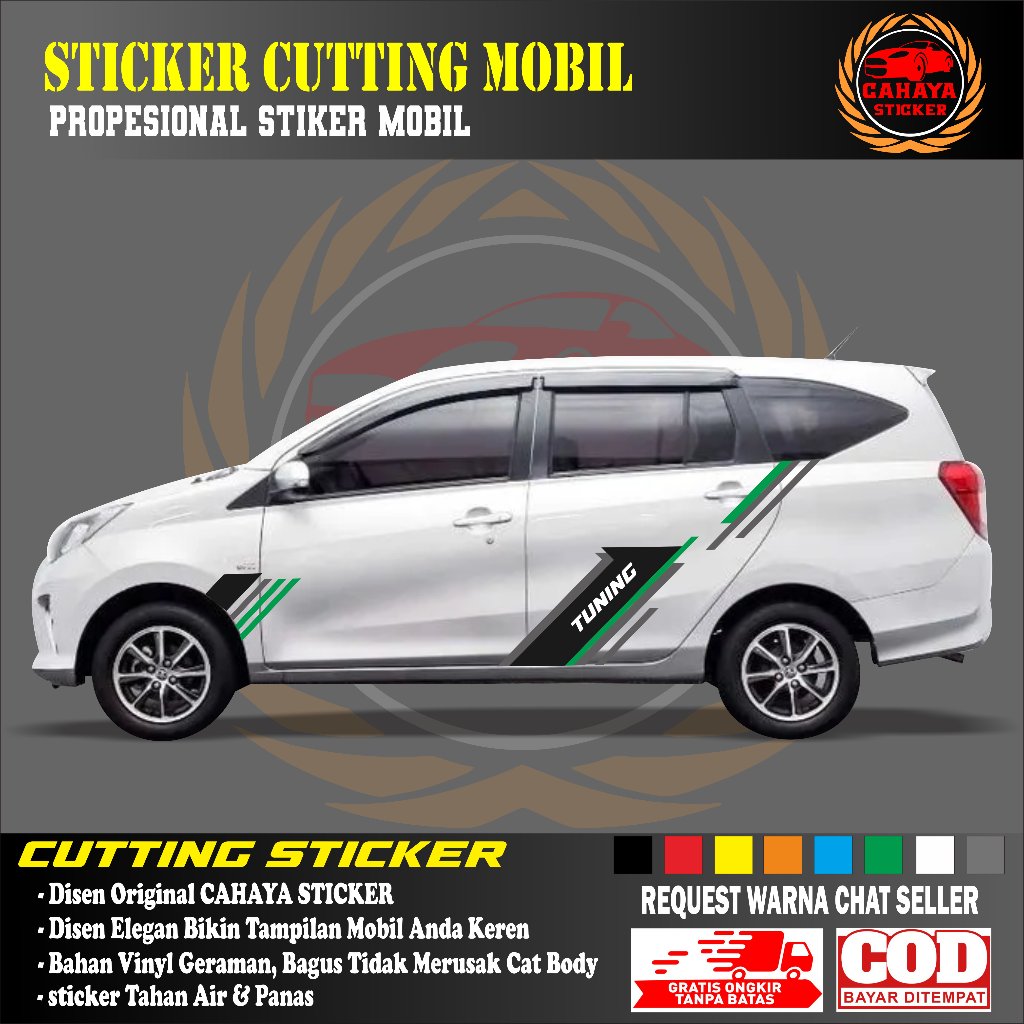 sticker mobil calya sticker mobil toyota calya stiker mobil calya keren sticker variasi body mobil