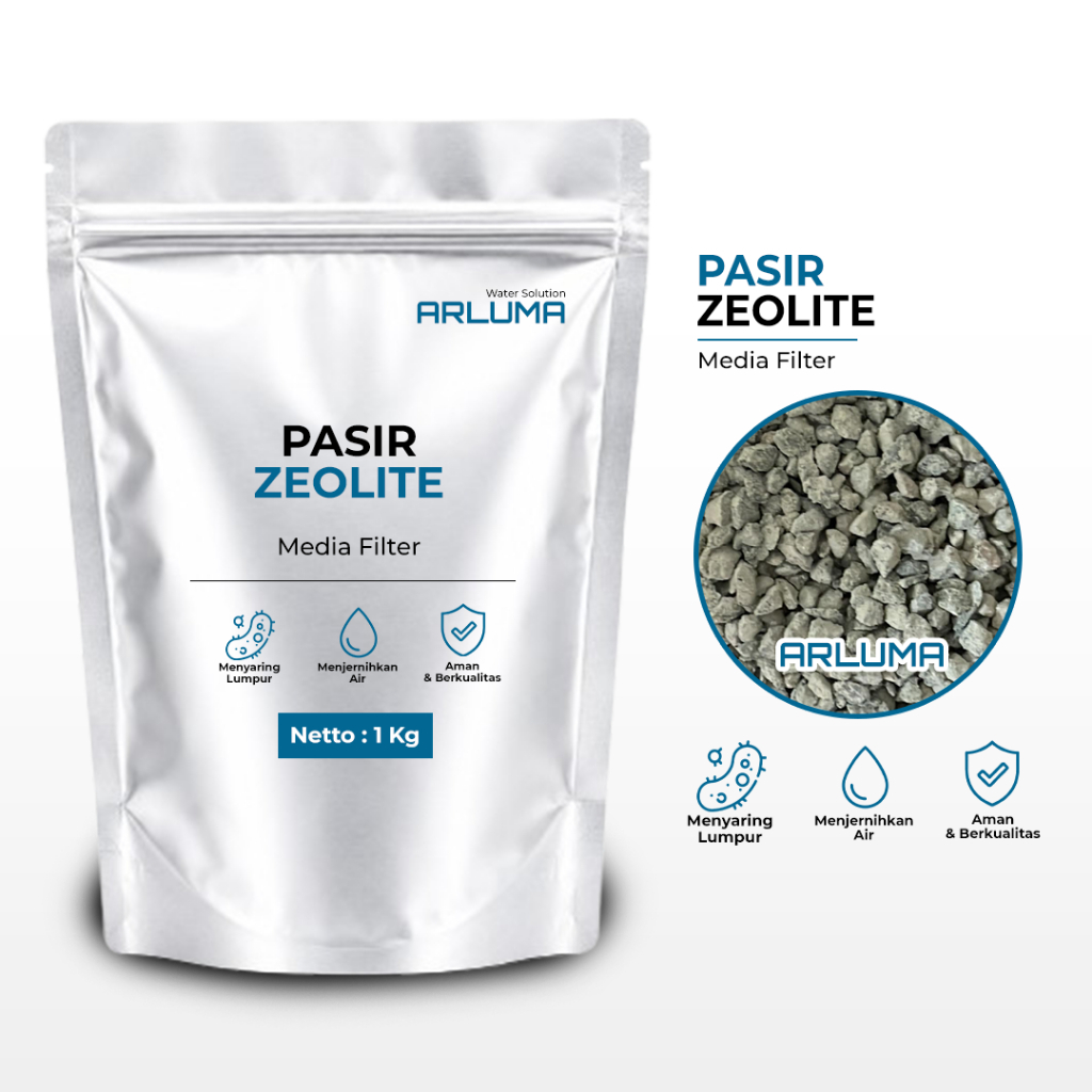 Pasir Zeolite - Media Tanam, Filter Air & Media Hewan Peliharaan Multifungsi 1 Kg