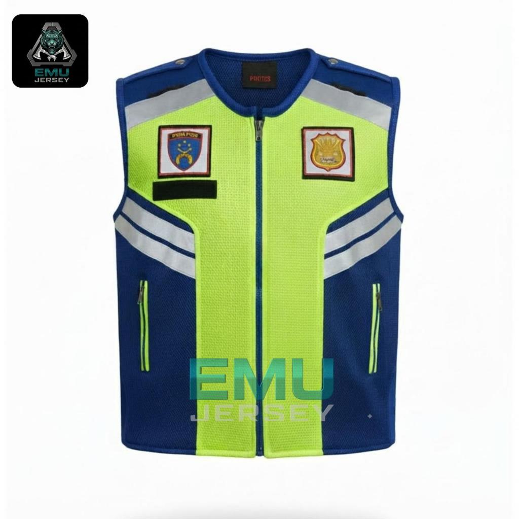 Rompi Double Mesh Provost Rompi Provost Jalamesh Rompi Provos Polri