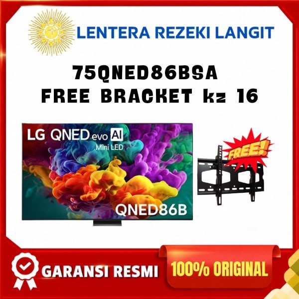 LG 75QNED86BSA SMART TV 75 INCH 4K evo AI Mini LED QNED 75QNED86BSA QNED86BSA QNED86