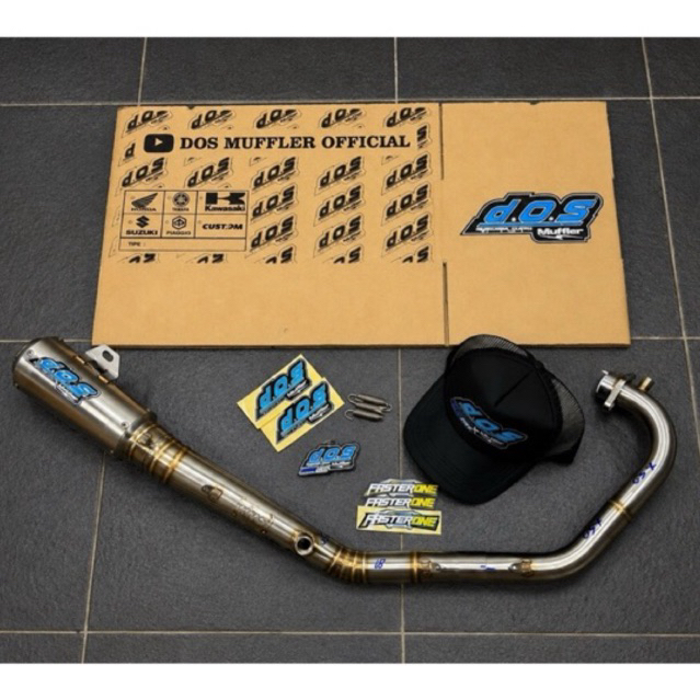 Knalpot DOS MUFFLER ORIGINAL GSX / Satria FU FI ORIGINAL 100%