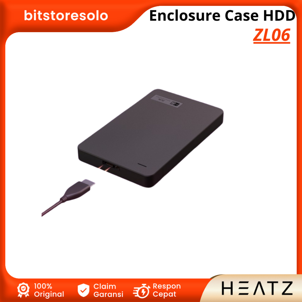 Heatz ZL06 Enclosure Case HDD Box Hardisk Heatz ZL06 USB 3.0