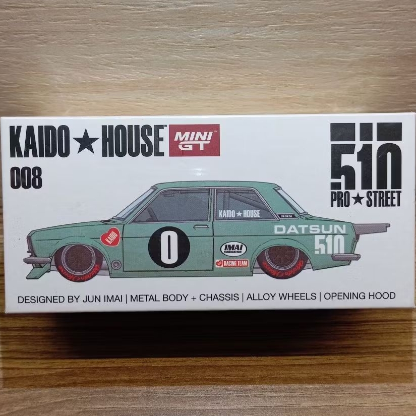 MINIGT XKAIDO HOUSE 008 DATSUN 510 PRO STREET KDO510