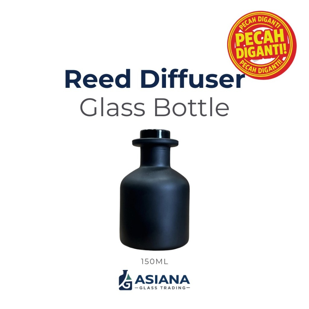 Reed Diffuser Glass Bottle / Botol Kaca Reed Diffuser 150ml