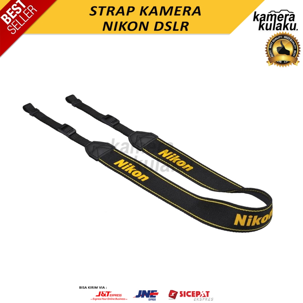 Tali Strap Kamera DSLR Nikon / Camera Strap D3000 D3100 D3200 D3300 D3400 D5000 D5200 D7000 D7100 D7