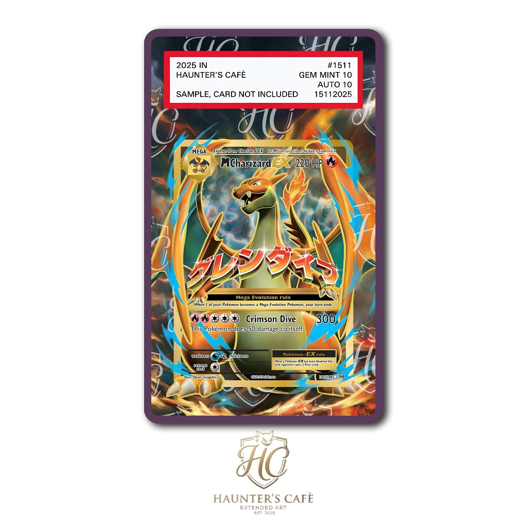 M Charizard EX #101 Pokemon Evolutions (Custom Extended Art)