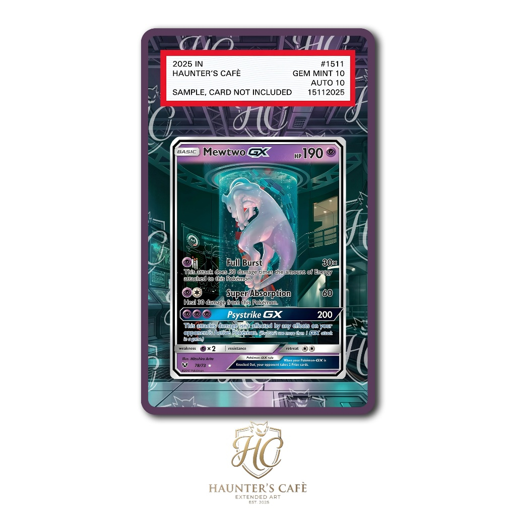 Mewtwo GX #78 Pokemon Shining Legends (Custom Extended Art)