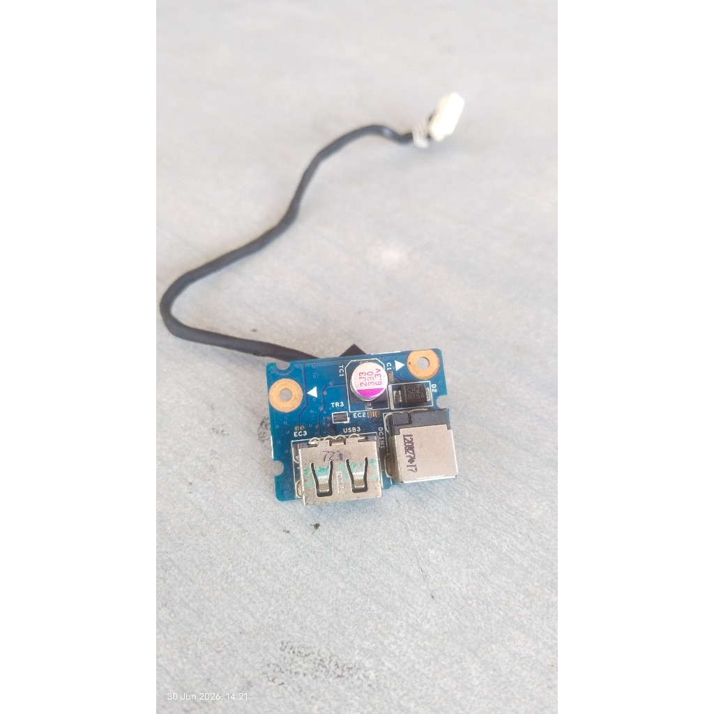 Konektor USB Board USB Childboard Laptop Original Copotan Unit Laptop Lenovo G480, G485, G580, dan G