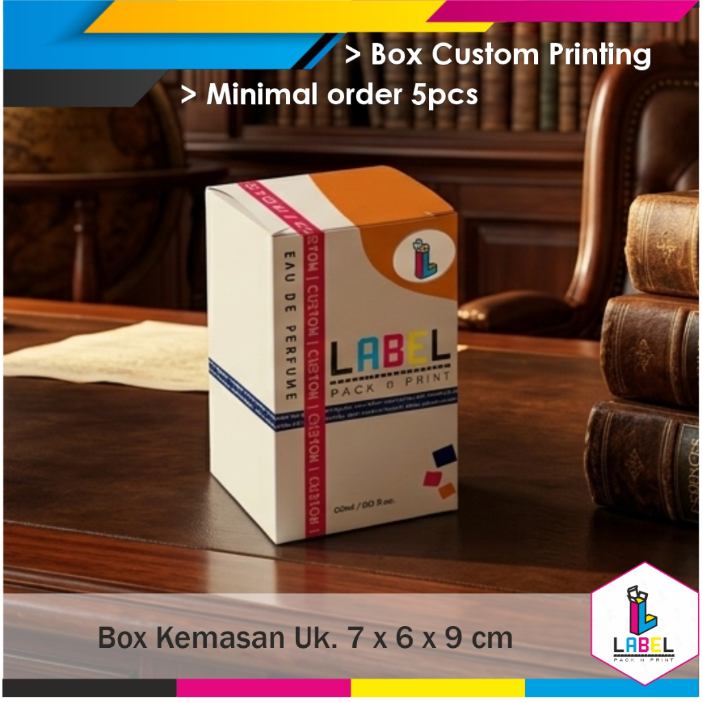 BOX / DUS CUSTOM DESAIN UK. 7 x 6 x 9 (CM) Custom Desain - Full Print