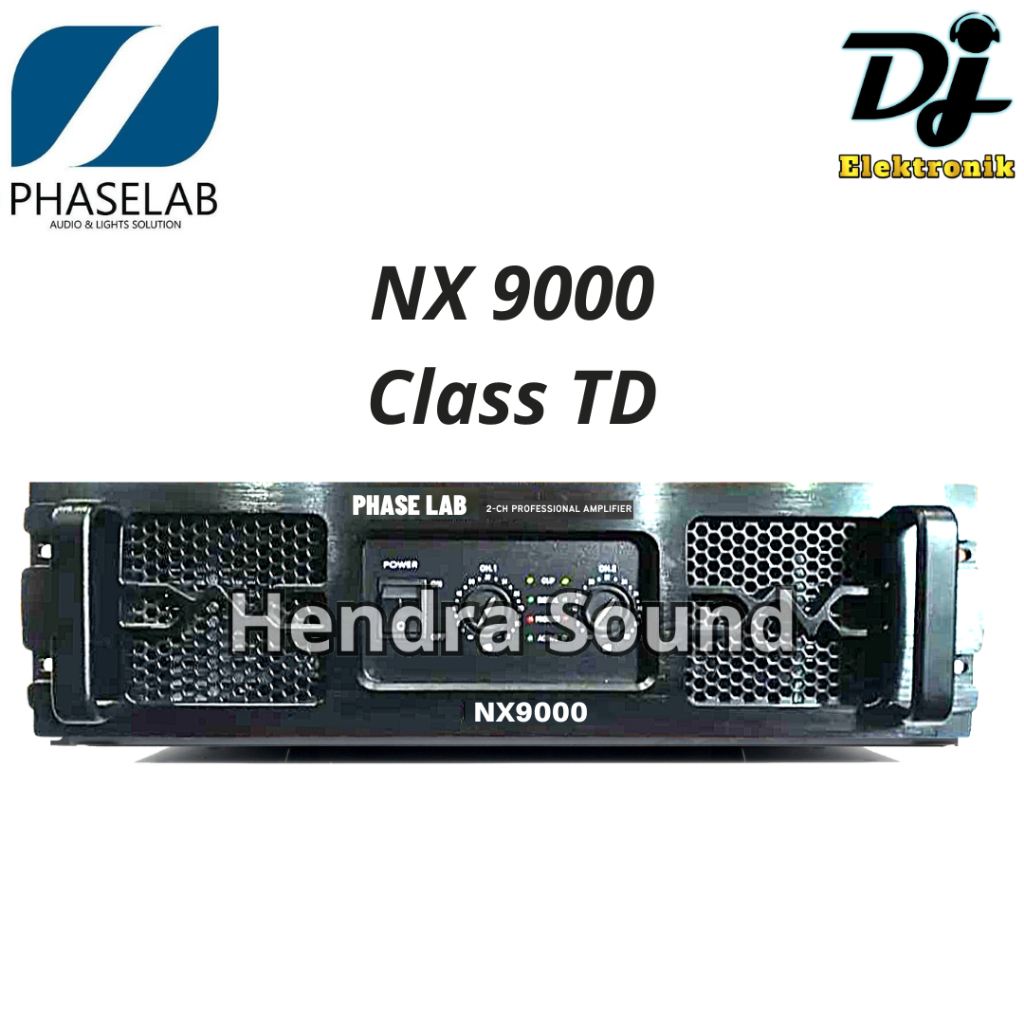 Power Ampli Phaselab / Phase Lab NX9000 / NX 9000 - 2 channel