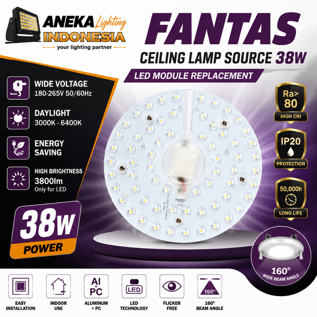 Fantas Led Modul Ring / Pengganti TL Bulat