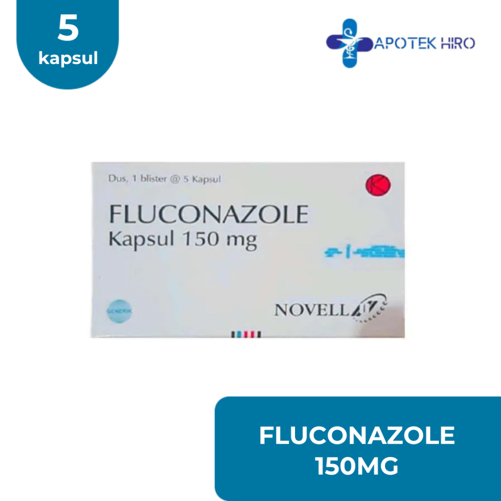 FLUCONAZOLE GENERIK NOVELL 150 MG 1 BLISTER @ 5 KAPSUL