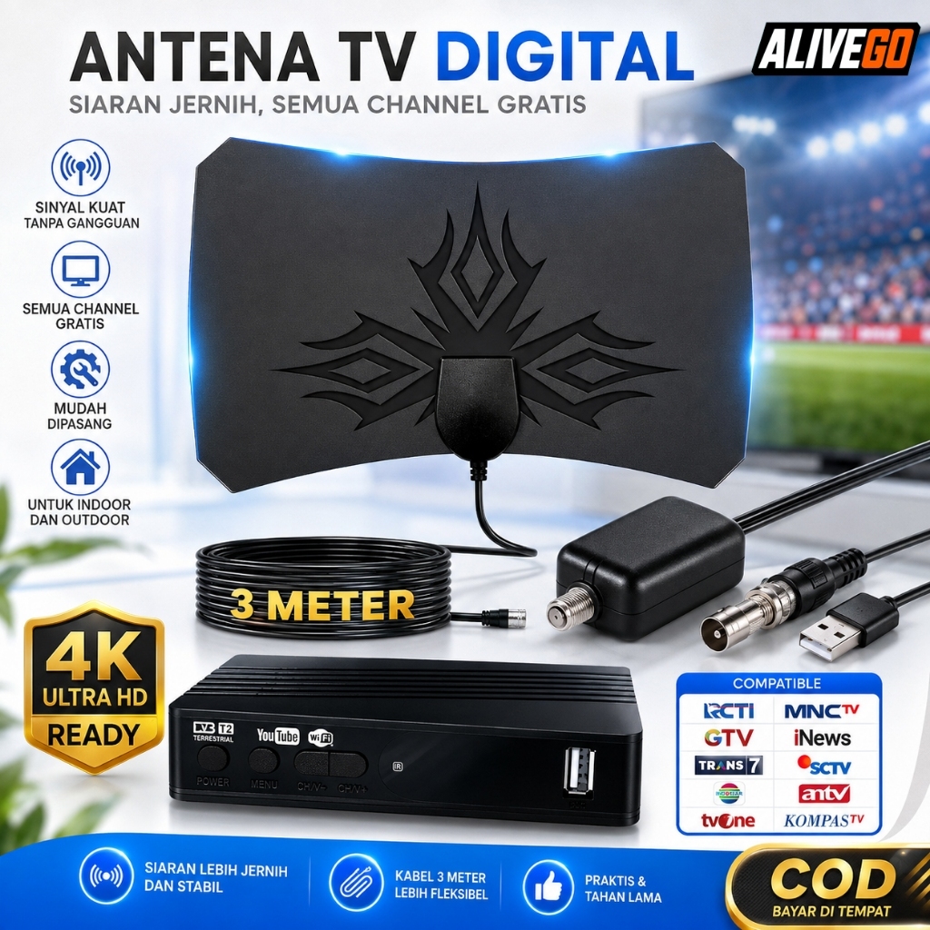 Taffware DVB-T2 Set Top Box Digital Satellite TV Tuner Box H.264 1080P DVB T2 STB  Bien4 Reciver Mat
