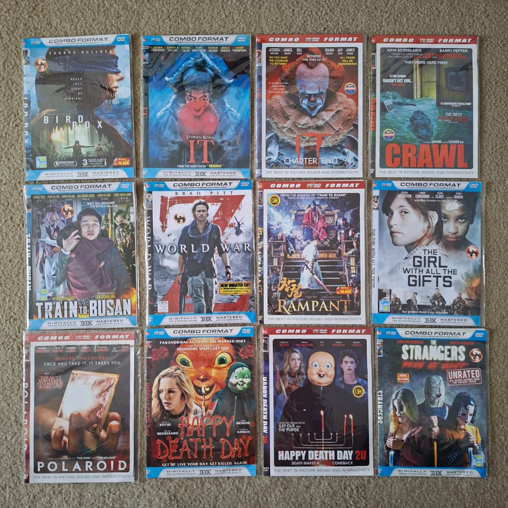 Kaset DVD Film HD Combo Format - Western Horror Thriller Zombie Movie