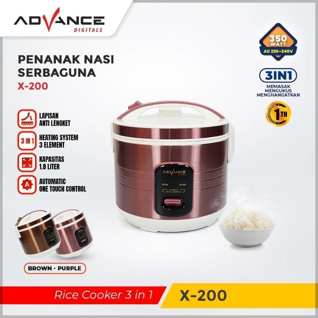 Advance G-06 Rice Cooker Elektrik Penanak Nasi Multifungsi 0.6 L / G-07 Rice Cooker Elektrik Penanak