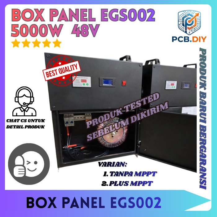Box panel inverter lengkap trafo 5000 W PSW 5000w low frequency 48 volt