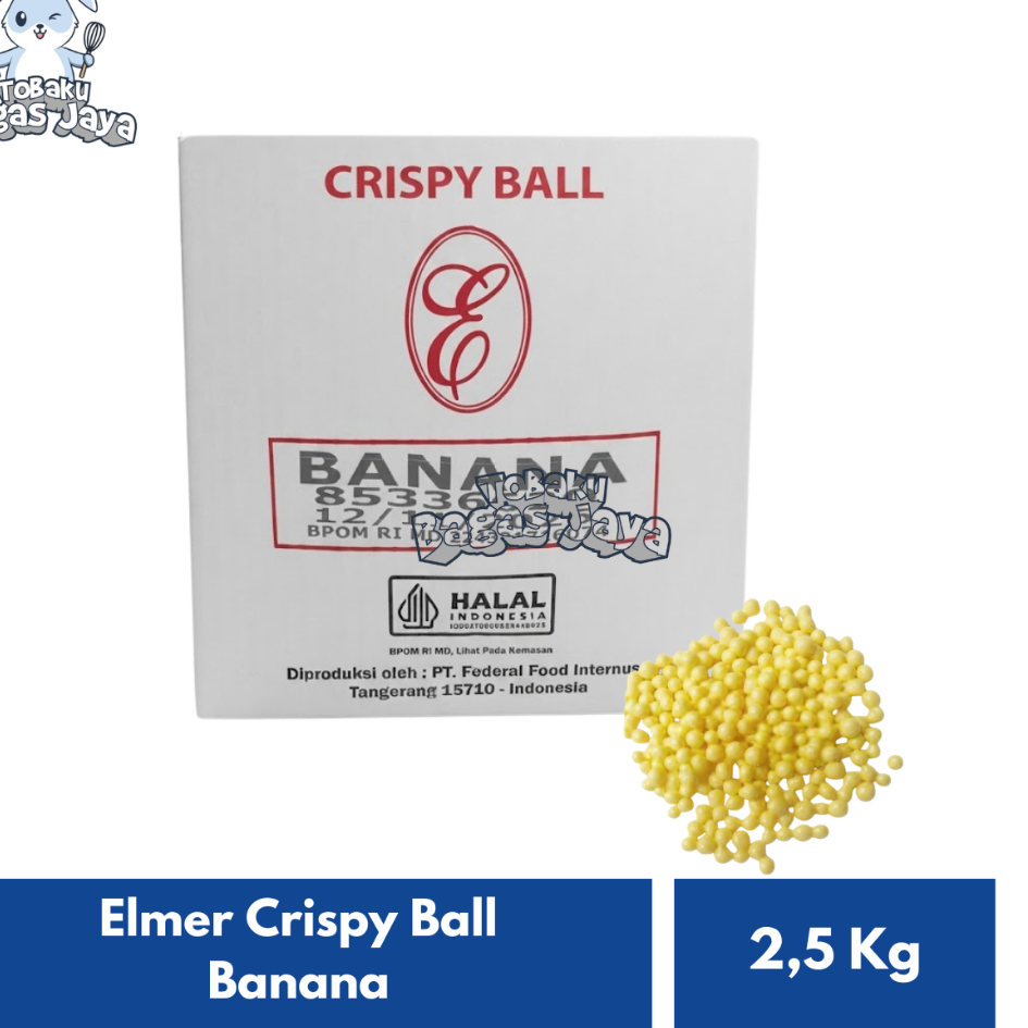 Elmer Crispy Ball Banana 2,5 Kg