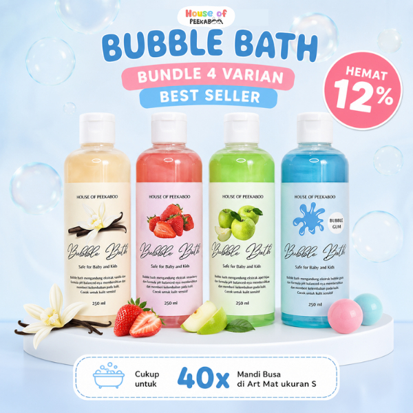 Bubble Bath for Sensory Play Bath Activity by House of Peekaboo Mandi Busa Anak Sabun Busa Anak dan 