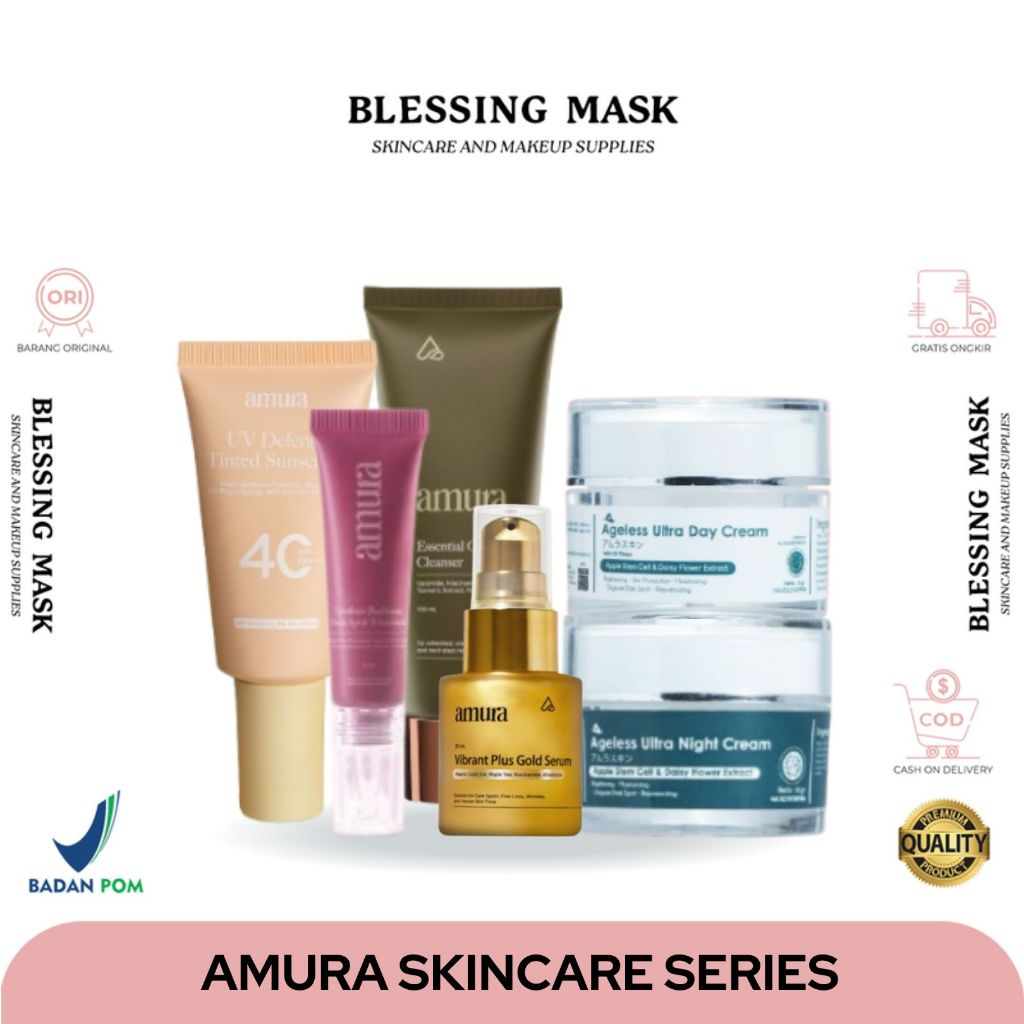 Amura Skincare Series Perawatan wajah | Blessingmask.official