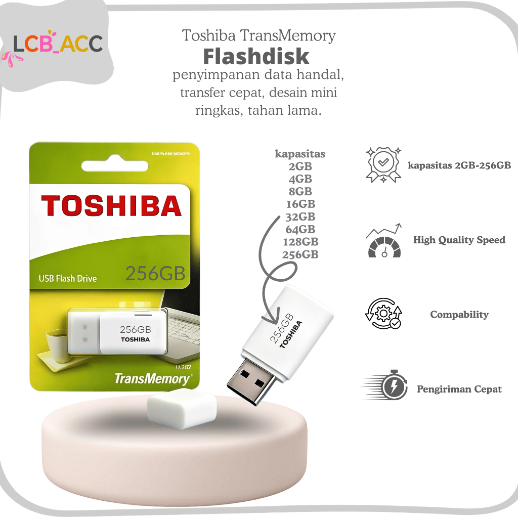 FLASHDISK TOSHIBA 2GB 4GB 8GB 16GB 32GB 64GB 128GB 256GB FLASH DRIVER TOSHIBA ORIGINAL