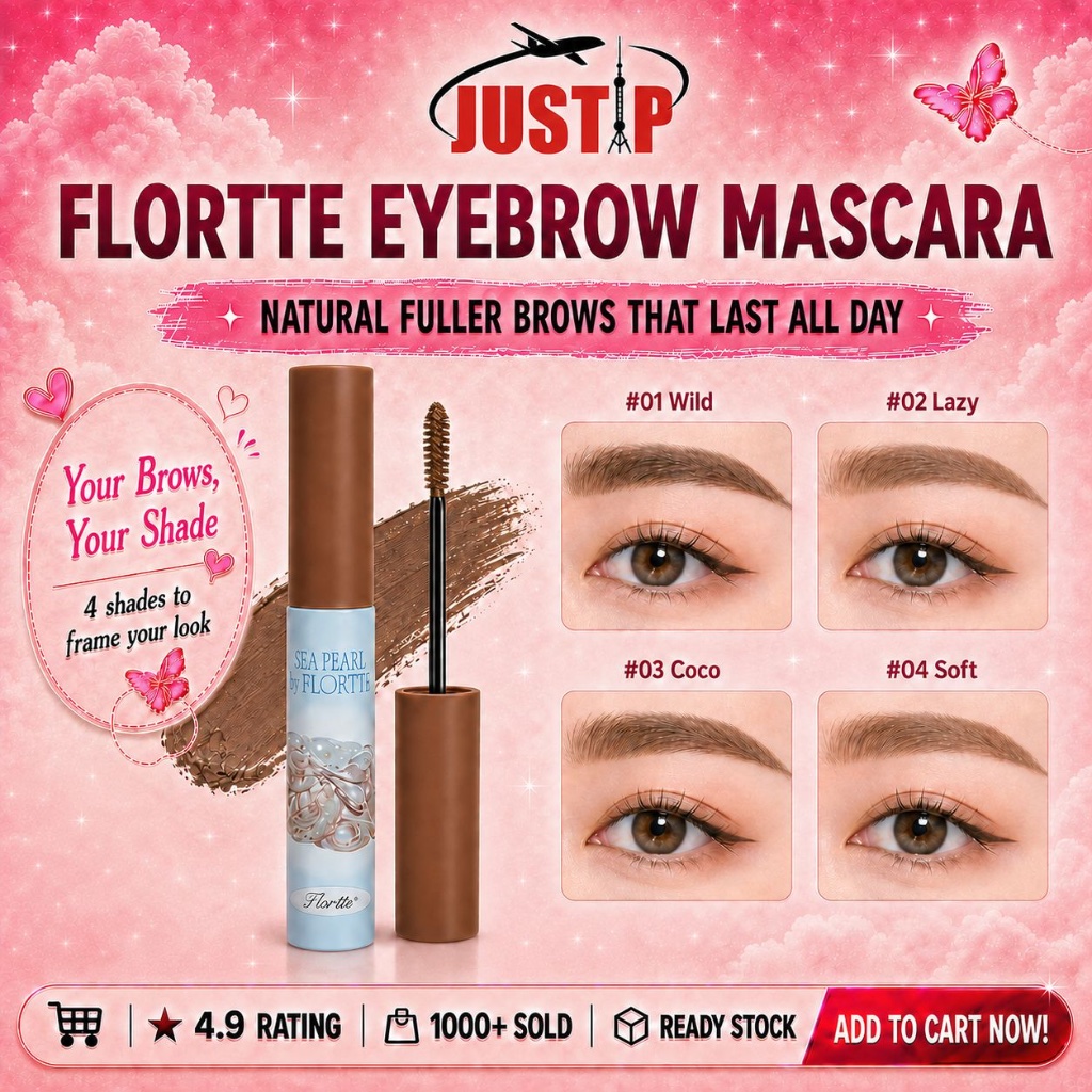 Flortte Sea Pearl Eyebrow Tint Flortte Eyebrow Mascara Flortte Eyebrow Flortte Mascara