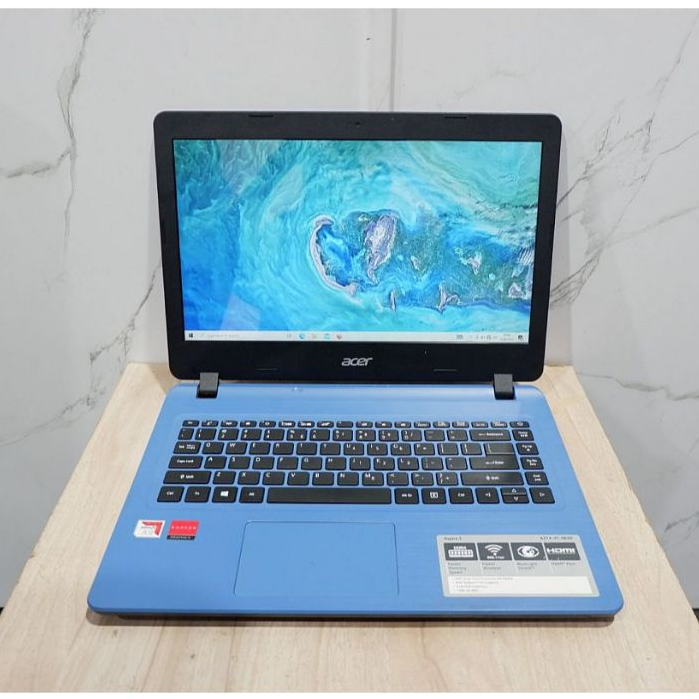 Laptop Acer Aspire A314-41 (AMD A9-9420e / RAM 4GB / SSD 128GB) Siap Pakai