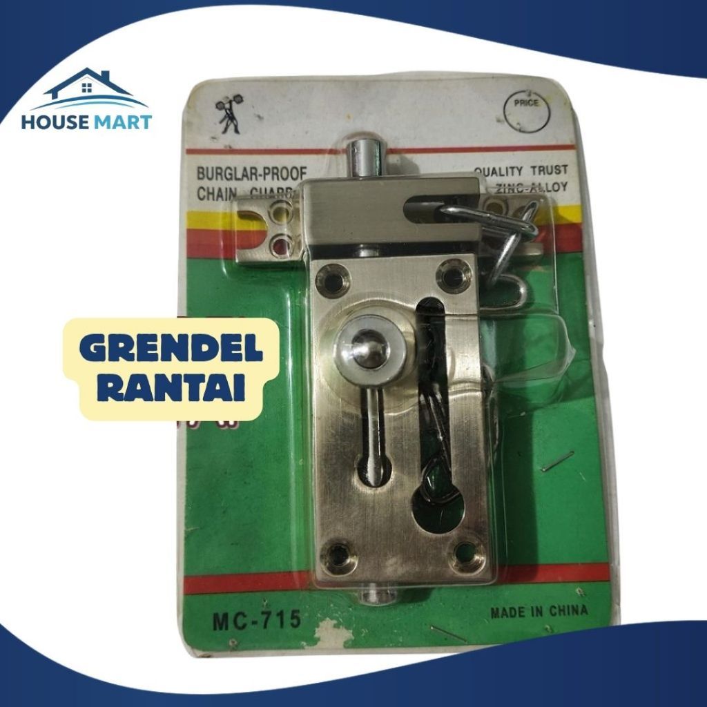 SLOT RANTAI / KUNCI RANTAI / GRENDEL RANTAI / SLOT KUNCI RANTAI / GRENDEL PINTU RANTAI