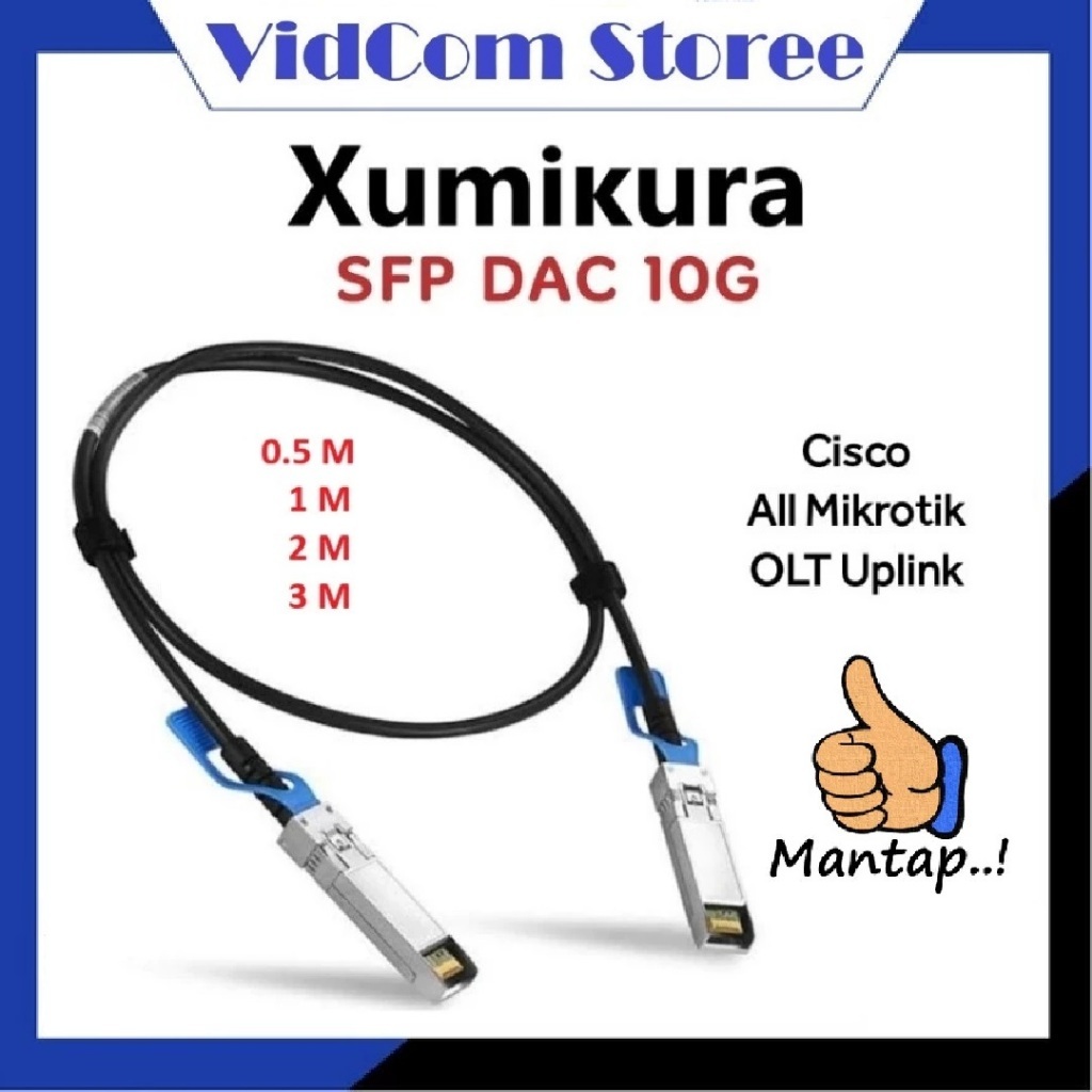 SFP DAC 10G XUMIKURA / Patchcable DAC 10G XUMIKURA NEW