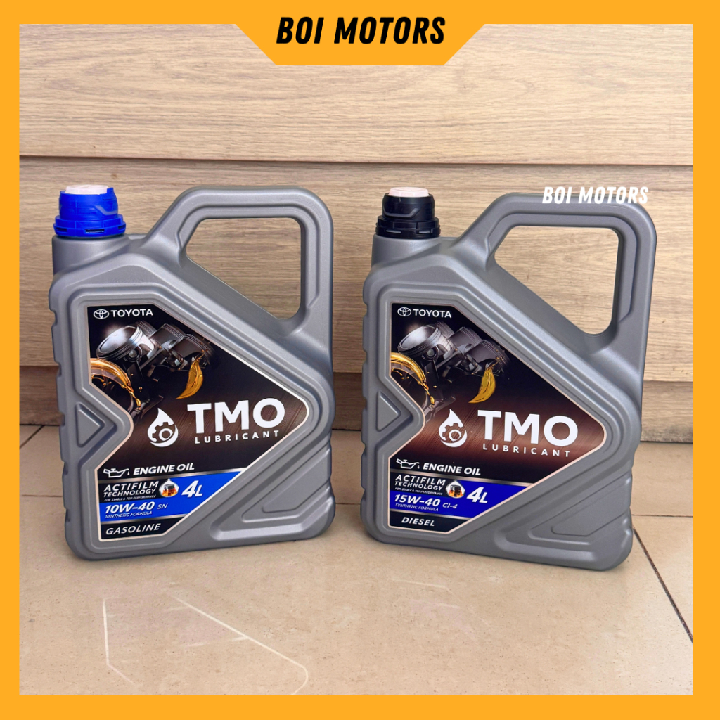 [4L GALON] -  OLI TMO (10W-40 BENSIN) & (15W-40 DIESEL) 100% ORI