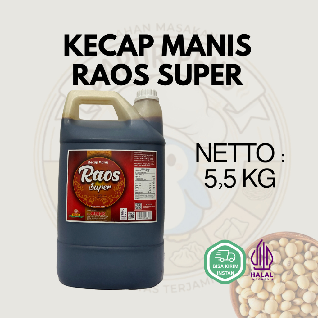 Kecap Manis Raos Super / Spesial Jerigen 5,5 kg