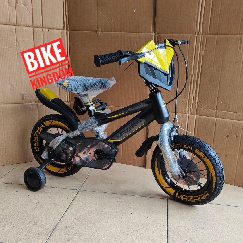 sepeda bmx anak cow mazara 2236 12inch ban 2,50 pompa