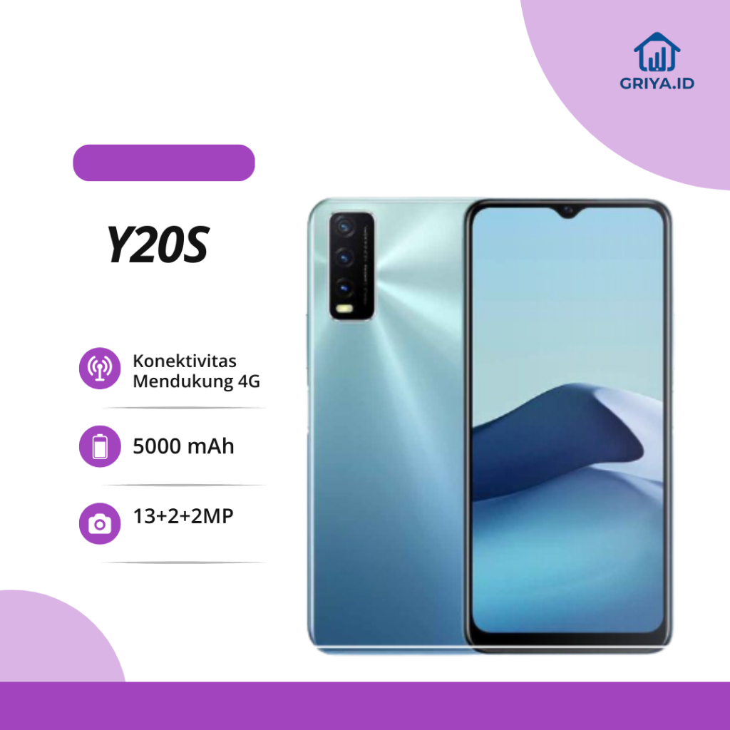 HP VIVO Y20S RAM 8/256GB SMARTPHONE ANDROID FULLSET GARANSI 12 BULAN