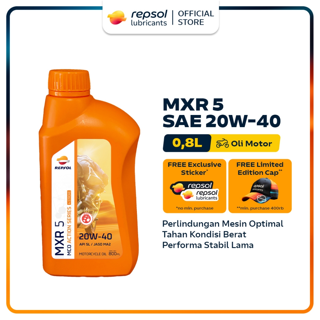 OLI MOTOR REPSOL MXR 5 SAE 20W-40
