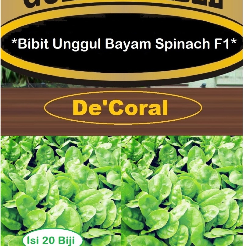 Bibit Unggul Bayam Spinach F1 | Benih Bayam Brazil