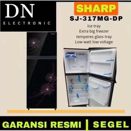 SHARP SJ-317MG KULKAS 2 PINTU SHARP 317MG DP