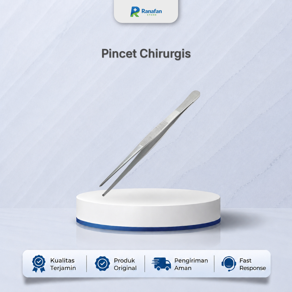Pincet Chirurgis Pinset Bedah Presisi Stainless Steel Medis