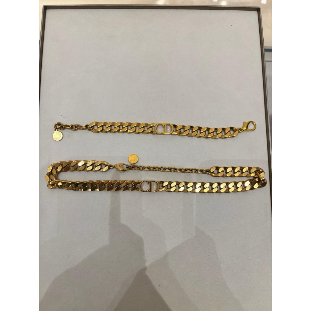 Preloved ORI Dior Kalung + Gelang