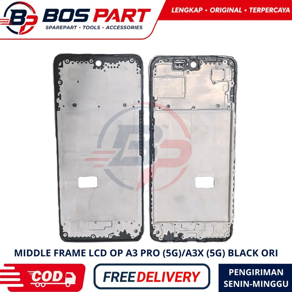 MIDDLE FRAME LCD OPPO A3 PRO 5G / OPPO A3 PRO /  A3X 5G ORI / DUDUKAN LCD