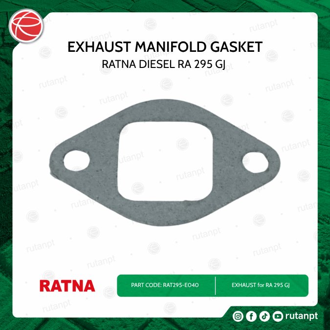 EXHAUST MANIFOLD GASKET / SPAREPART FOR RATNA R295G GJ / KIPAS MESIN DIESEL RATNA / DIESEL ENGINE