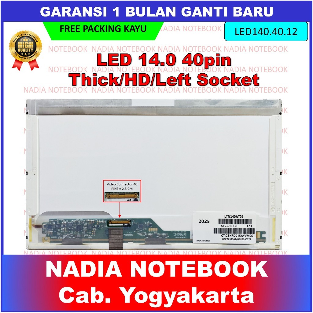 LED LCD Layar Screen Acer Aspire 4755G 4752G 4752Z 4752ZG